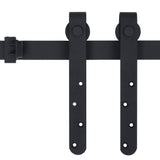 Vidaxl ophangset voor minischuifdeur 152 cm koolstofstaal