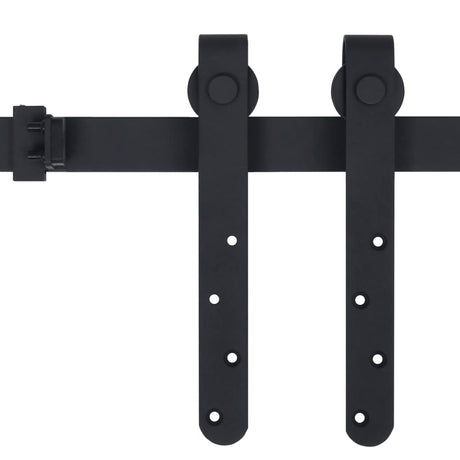 Vidaxl ophangset voor minischuifdeur 122 cm koolstofstaal