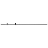 Vidaxl ophangset voor minischuifdeur 183 cm koolstofstaal
