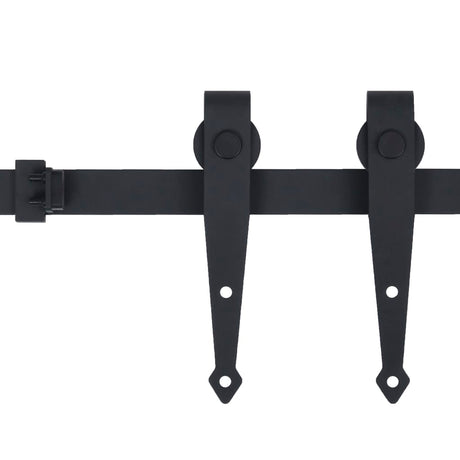 Vidaxl ophangset voor minischuifdeur 183 cm koolstofstaal