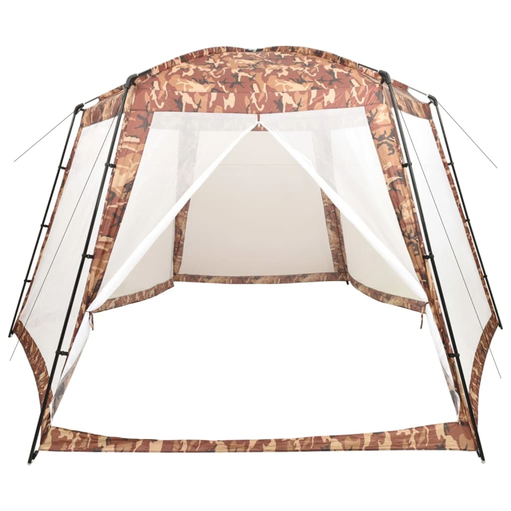 Vidaxl zwembadtent 500x433x250 cm stof camouflage