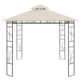 Vidaxl prieel 160 g m² 4x3x2,7 m crèmekleurig
