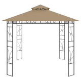 Vidaxl prieel 160 g m² 4x3x2,7 m taupe