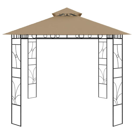 Vidaxl prieel 160 g m² 4x3x2,7 m taupe