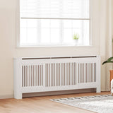 Vidaxl radiatorombouw 205 cm mdf wit