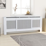 Vidaxl radiatorombouw 205 cm mdf wit