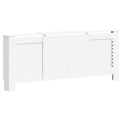 Vidaxl radiatorombouw 205 cm mdf wit