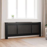Vidaxl radiatorombouw 205 cm mdf zwart