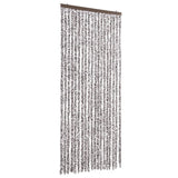 Vidaxl vliegengordijn 56x200 cm chenille bruin en beige