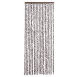 Vidaxl vliegengordijn 56x200 cm chenille bruin en beige