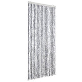 Vidaxl vliegengordijn 90x200 cm chenille wit en grijs