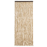 Vidaxl vliegengordijn 56x200 cm chenille beige