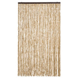 Vidaxl vliegengordijn 118x220 cm chenille beige