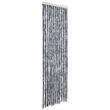 Vidaxl vliegengordijn 56x200 cm chenille zilverkleurig