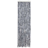 Vidaxl vliegengordijn 56x200 cm chenille zilverkleurig