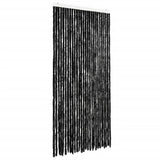 Vidaxl vliegengordijn 118x220 cm chenille antraciet