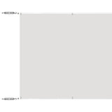 Vidaxl luifel verticaal 100x800 cm oxford stof wit