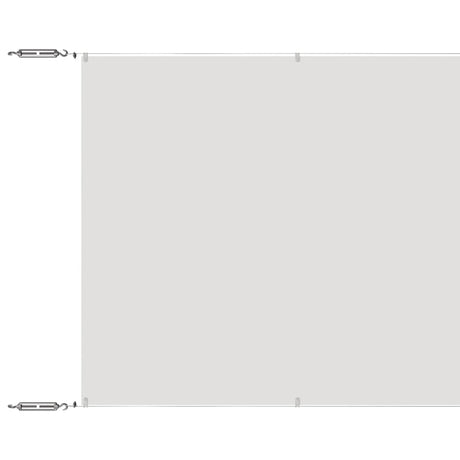 Vidaxl luifel verticaal 100x800 cm oxford stof wit