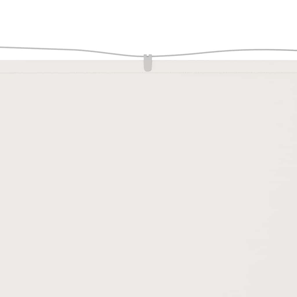 Vidaxl luifel verticaal 100x800 cm oxford stof wit