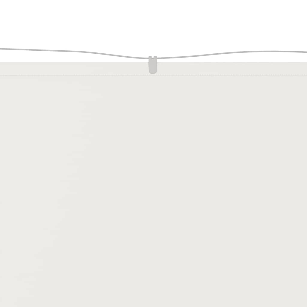 Vidaxl luifel verticaal 100x1000 cm oxford stof wit