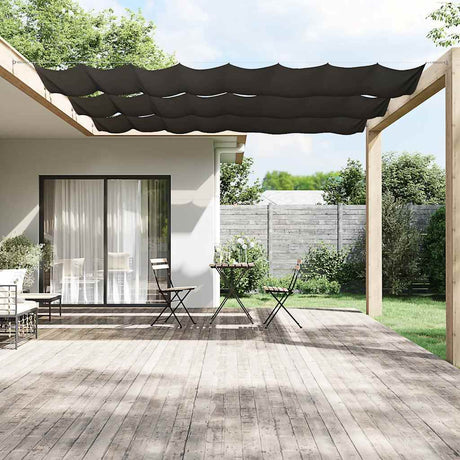 Vidaxl luifel verticaal 60x600 cm oxford stof antracietkleurig
