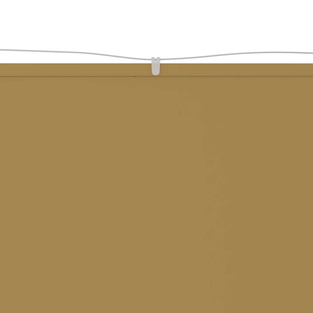 Vidaxl luifel verticaal 100x420 cm oxford stof beige