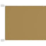 Vidaxl luifel verticaal 140x270 cm oxford stof beige