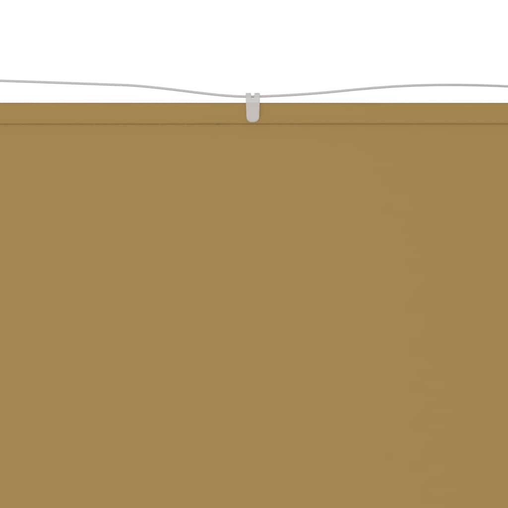 Vidaxl luifel verticaal 140x800 cm oxford stof beige