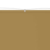 Vidaxl luifel verticaal 140x1000 cm oxford stof beige