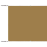 Vidaxl luifel verticaal 140x1200 cm oxford stof beige
