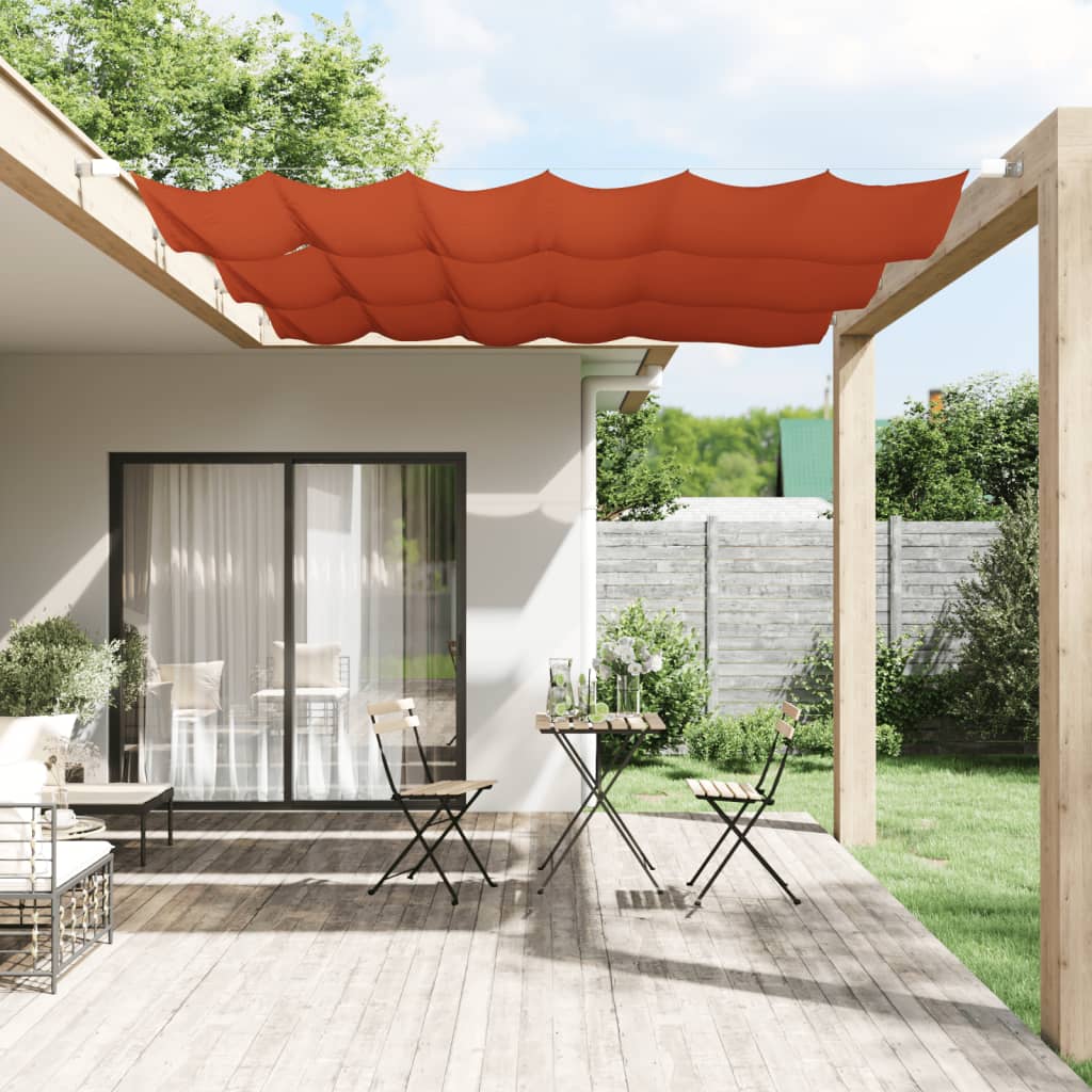 Vidaxl luifel verticaal 60x360 cm oxford stof terracottakleurig