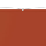 Vidaxl luifel verticaal 60x1200 cm oxford stof terracottakleurig