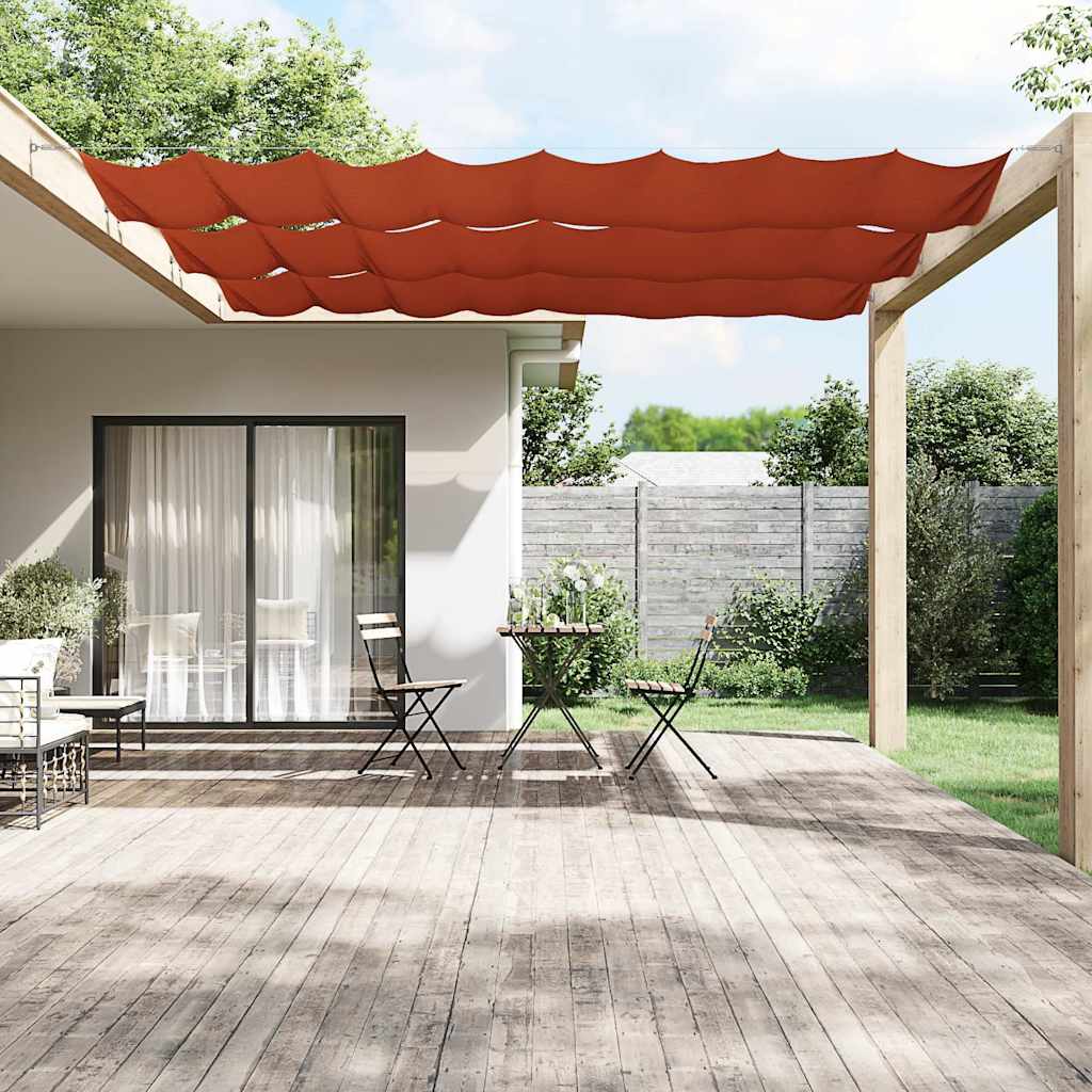 Vidaxl luifel verticaal 60x1200 cm oxford stof terracottakleurig