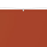 Vidaxl luifel verticaal 140x800 cm oxford stof terracottakleurig