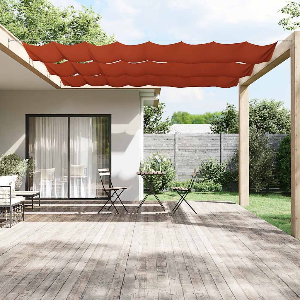 Vidaxl luifel verticaal 180x800 cm oxford stof terracottakleurig