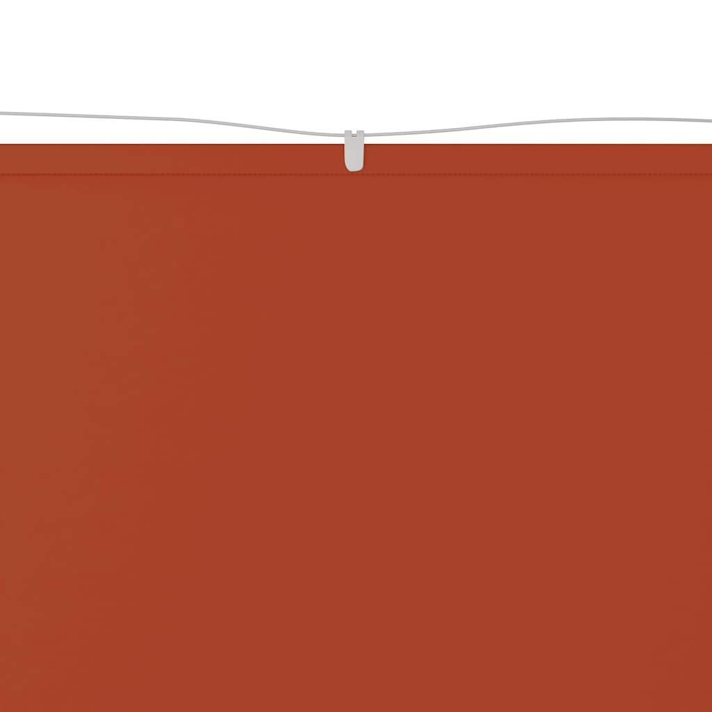 Vidaxl luifel verticaal 180x1200 cm oxford stof terracottakleurig