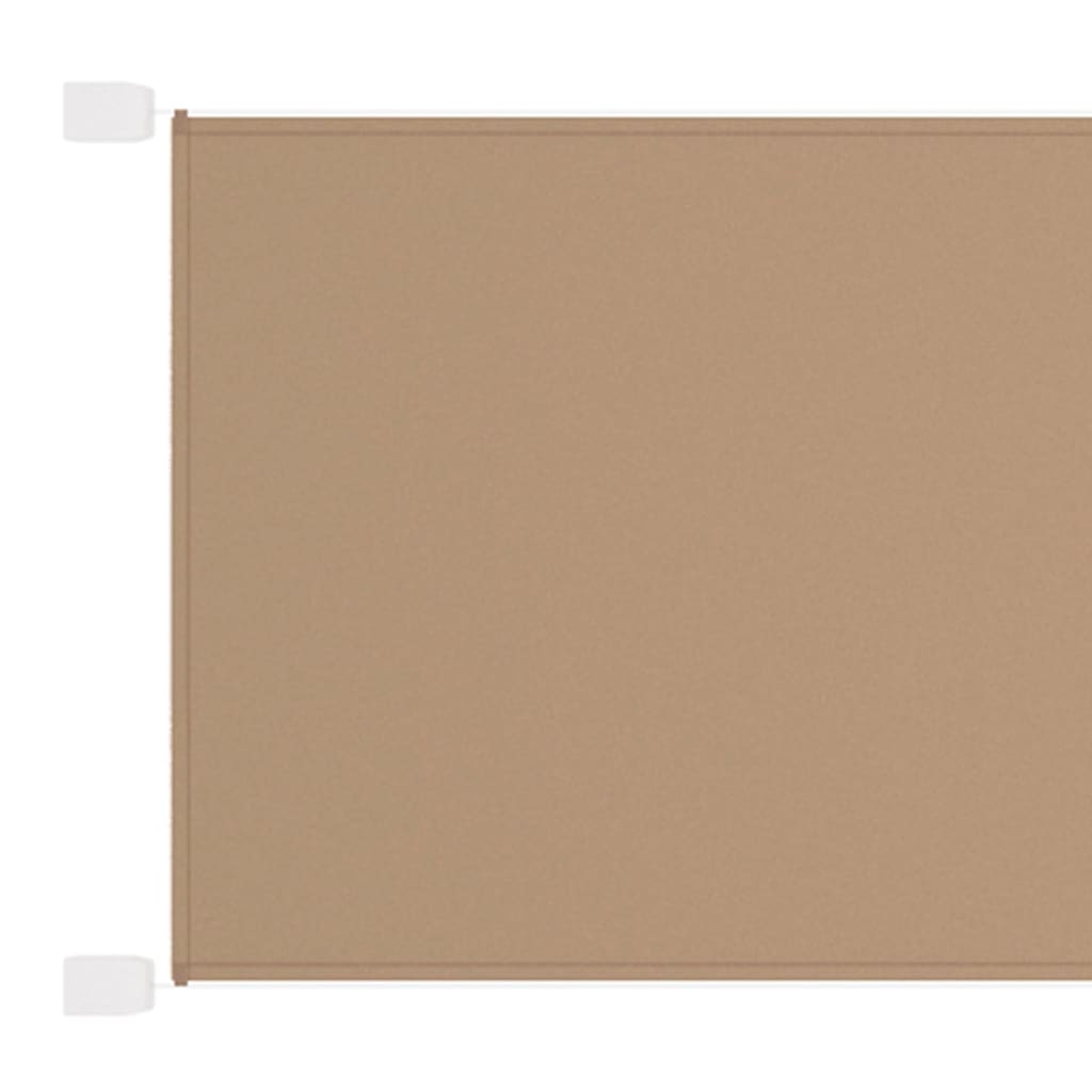 Vidaxl luifel verticaal 60x360 cm oxford stof taupe