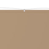 Vidaxl luifel verticaal 60x600 cm oxford stof taupe