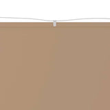 Vidaxl luifel verticaal 60x1000 cm oxford stof taupe