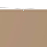 Vidaxl luifel verticaal 60x1000 cm oxford stof taupe