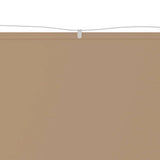 Vidaxl luifel verticaal 60x1200 cm oxford stof taupe