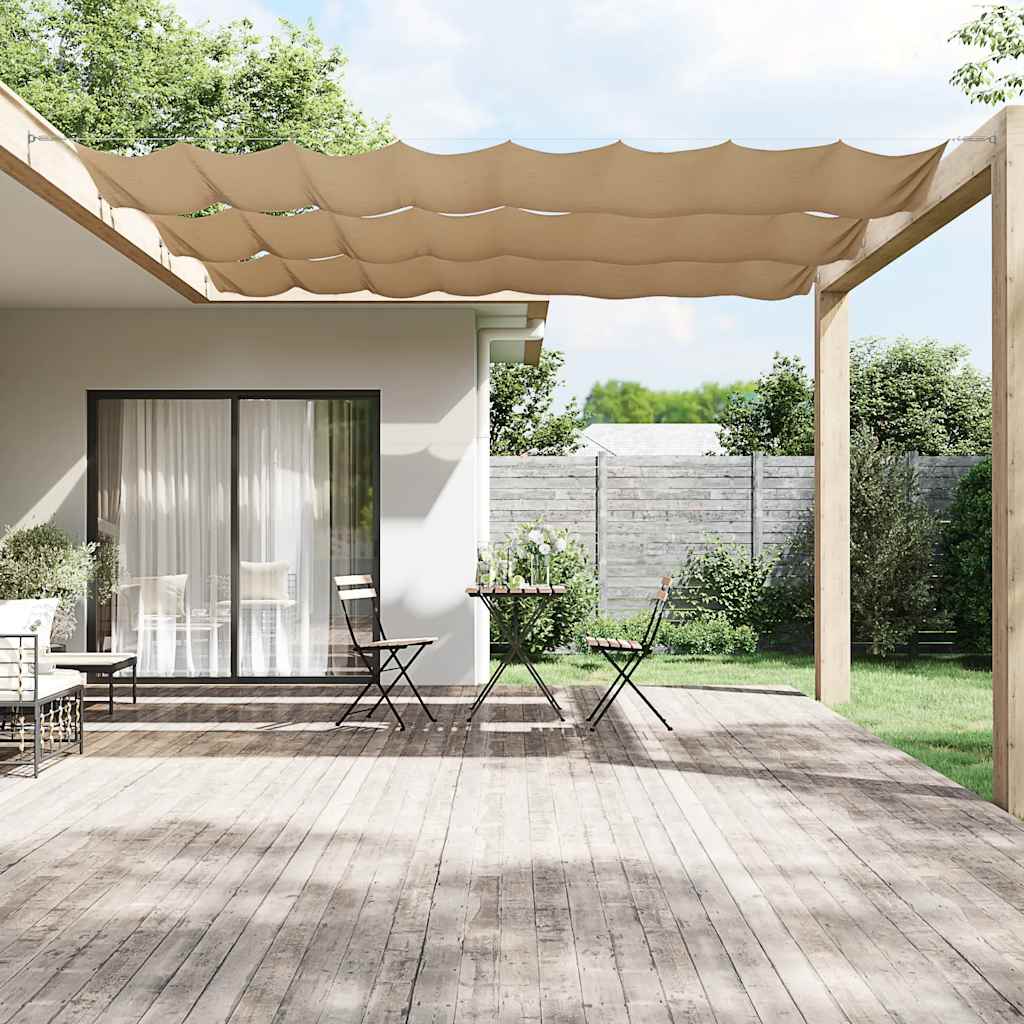 Vidaxl luifel verticaal 60x1200 cm oxford stof taupe