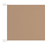 Vidaxl luifel verticaal 100x270 cm oxford stof taupe