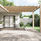 Vidaxl luifel verticaal 100x800 cm oxford stof taupe