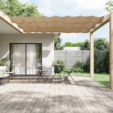 Vidaxl luifel verticaal 100x1200 cm oxford stof taupe