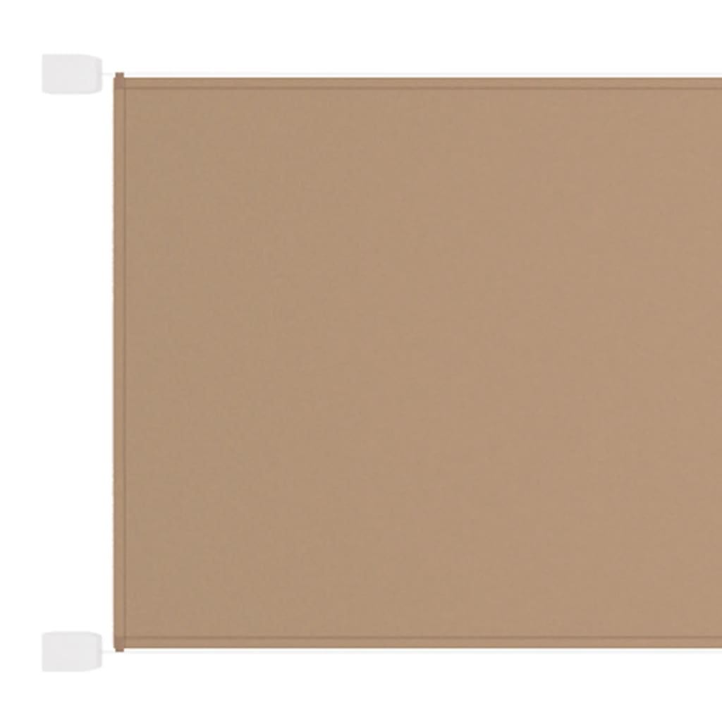 Vidaxl luifel verticaal 140x420 cm oxford stof taupe