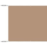 Vidaxl luifel verticaal 140x600 cm oxford stof taupe