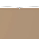 Vidaxl luifel verticaal 180x600 cm oxford stof taupe