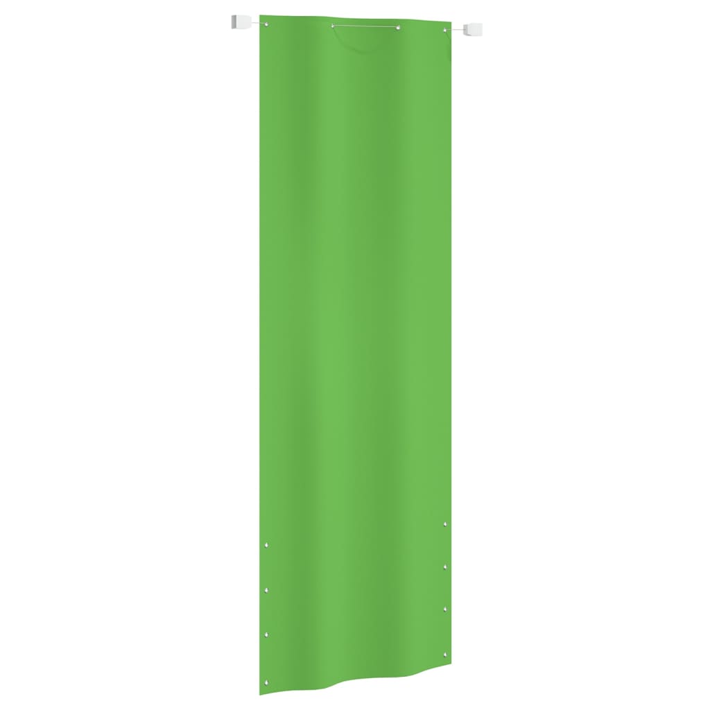 VidaXL Balkonscherm 80x240 cm oxford stof lichtgroen