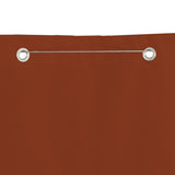 Vidaxl balkonscherm 140x240 cm oxford stof terracottakleurig